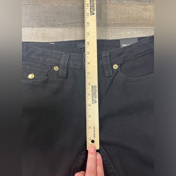 True Religion Joey Mid Rise Flare Black Jeans - Picture 5 of 10